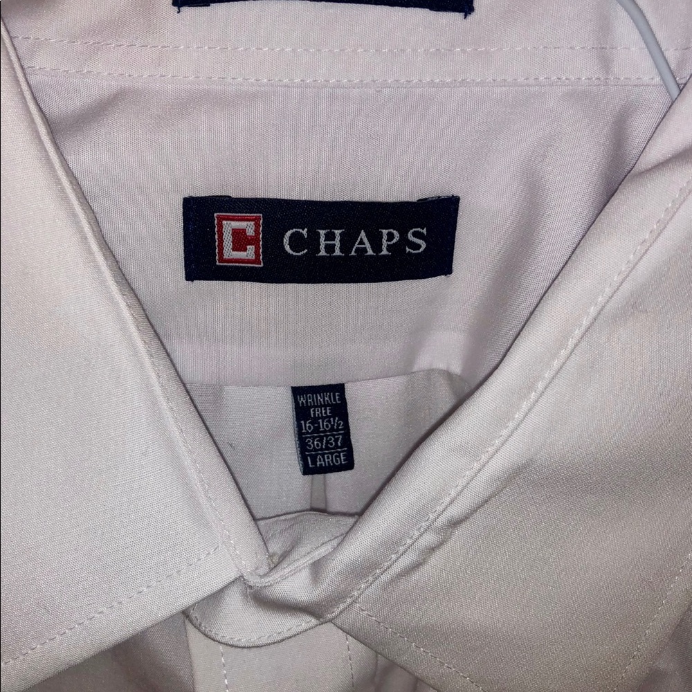 Chaps Men's Button Down Dress Shirt 16-16 1/2